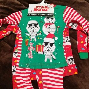 Holiday star wars pajamas